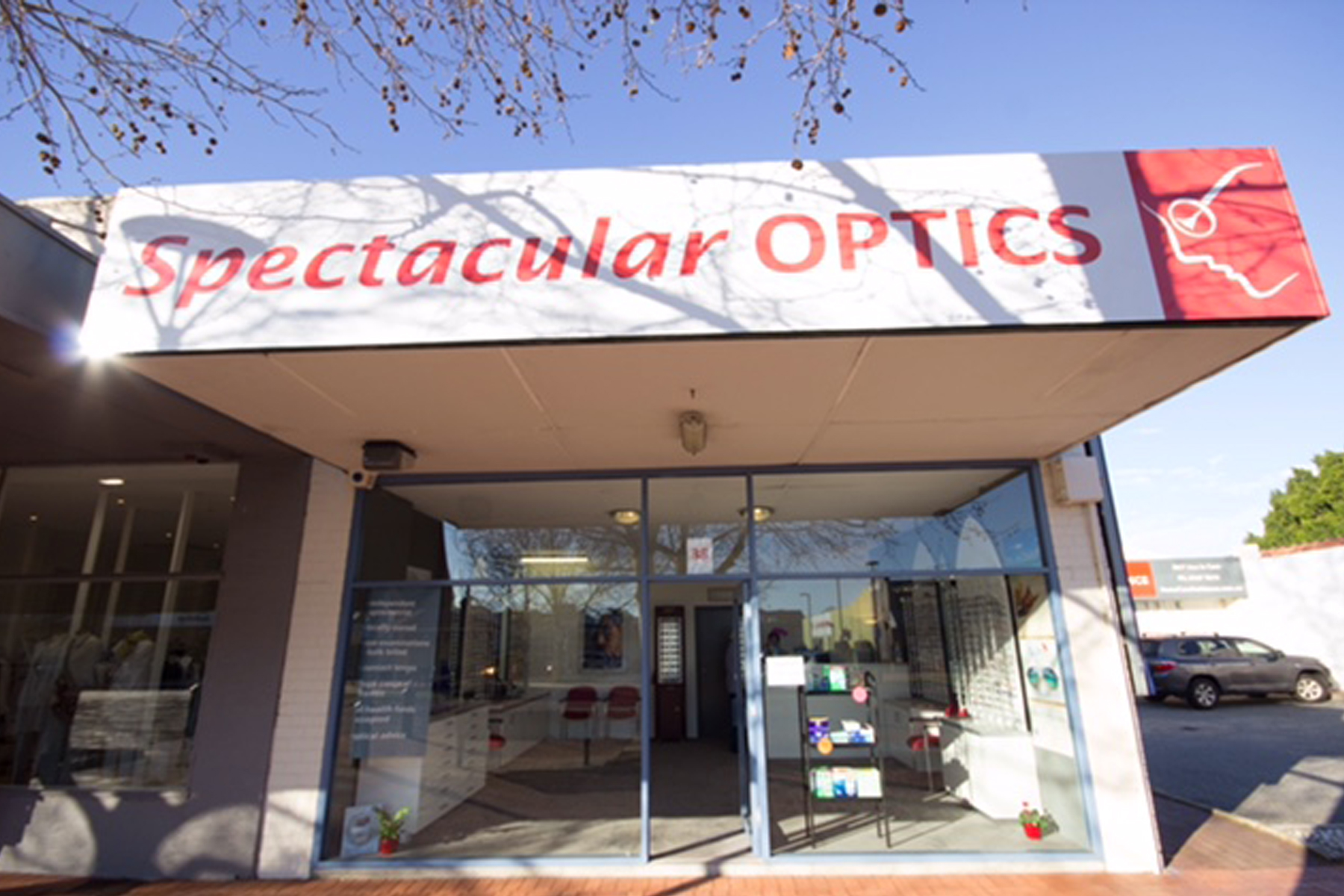 Optometrists shop front